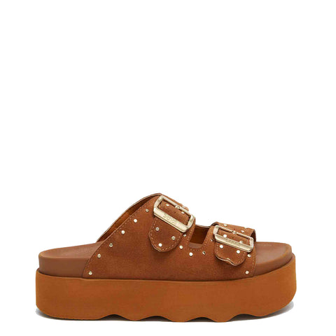 Scholl - Heather Cognac Sandals - SL.F323071175 - COGNA