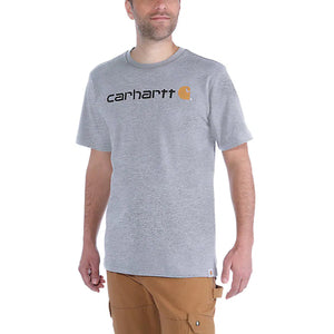 Carhartt - Core Logo Heather Grey T-Shirt - 103361 - HEATHER/GREY