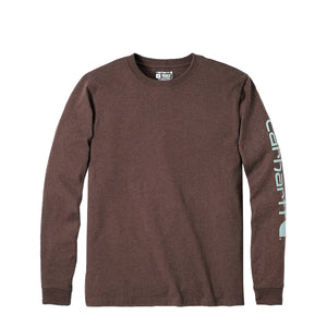 Carhartt - Long Sleeve Shirt Mocha Heather - EK231 - MOCHA/HEATHER