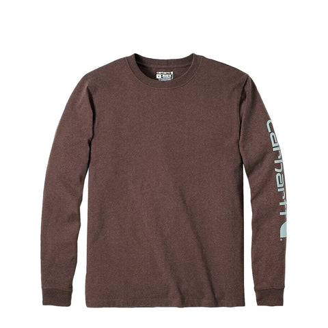 Carhartt - Long Sleeve Shirt Mocha Heather - EK231 - MOCHA/HEATHER