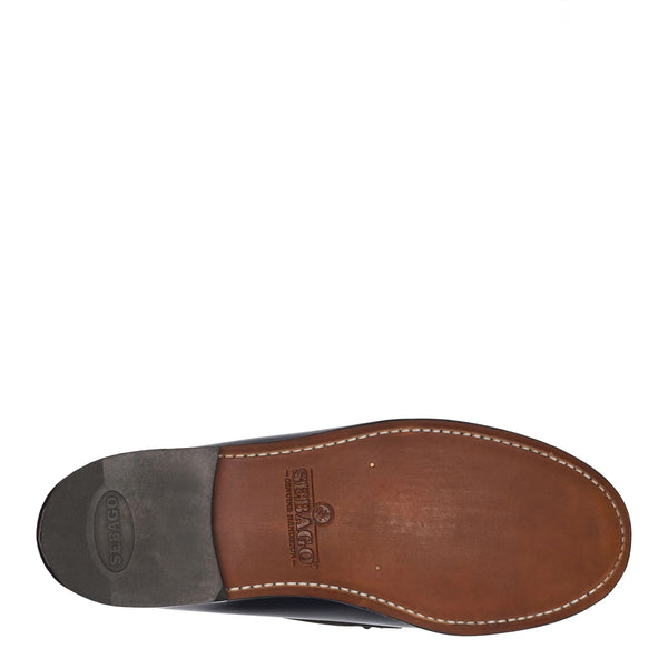Sebago - Classic Dan Black White Black Women's Loafers - 7001530 - BLACK-WHITE/-/BLACK