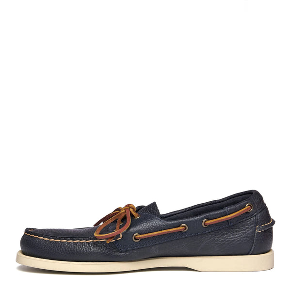Sebago - Portland Martellato Blue Navy Boat Shoe - 73118WW - BLUE/NAVY