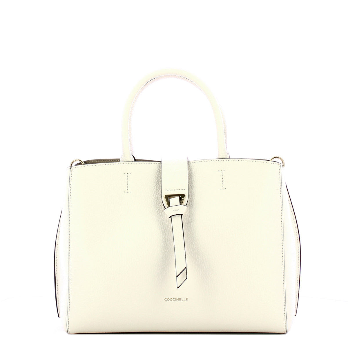 Coccinelle - Alba Brillant White Handbag - DTK180180 - BRILLANT/WHITE