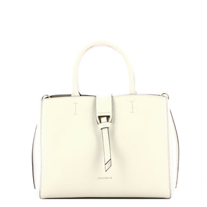 Coccinelle - Alba Brillant White Handbag - DTK180180 - BRILLANT/WHITE