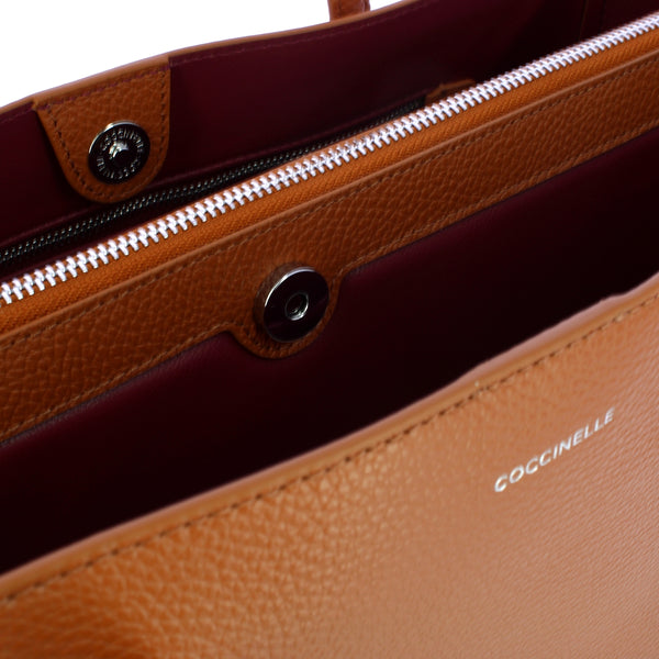 Coccinelle - Swap Cuir Shoulder Bag - DVF110180 - CUIR