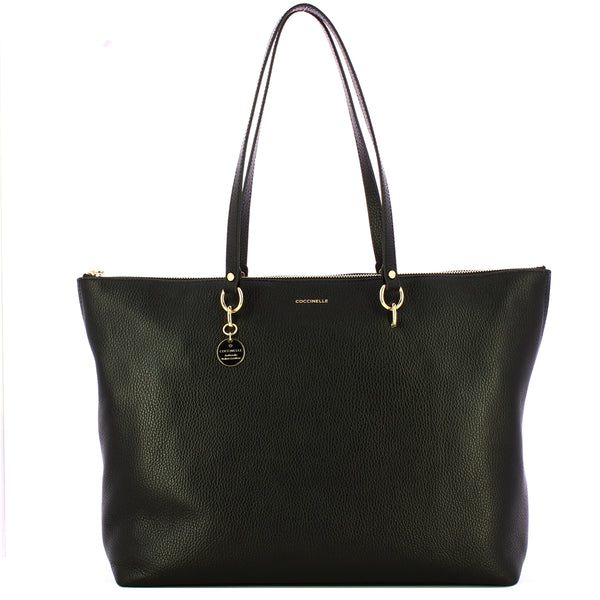 Coccinelle - Alpha Noir Shoulder Bag - DTP110180 - NOIR