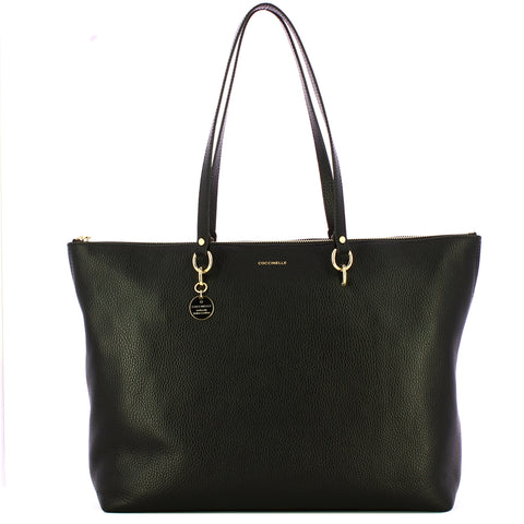 Coccinelle - Alpha Noir Shoulder Bag - DTP110180 - NOIR