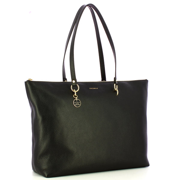 Coccinelle - Alpha Noir Shoulder Bag - DTP110180 - NOIR