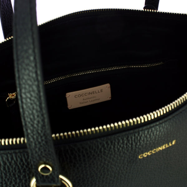 Coccinelle - Alpha Noir Shoulder Bag - DTP110180 - NOIR