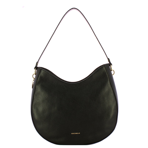 Coccinelle - Alpha Noir Shoulder Bag - DTP130280 - NOIR