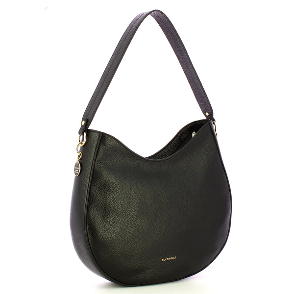 Coccinelle - Alpha Noir Shoulder Bag - DTP130280 - NOIR
