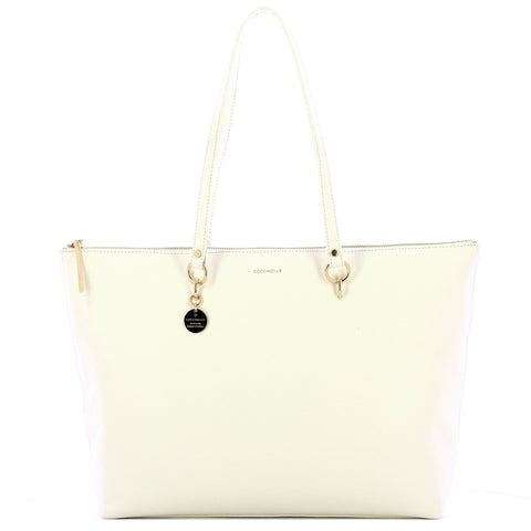 Coccinelle - Alpha Brillant White Shoulder Bag - DTP110180 - BRILLANT/WHITE
