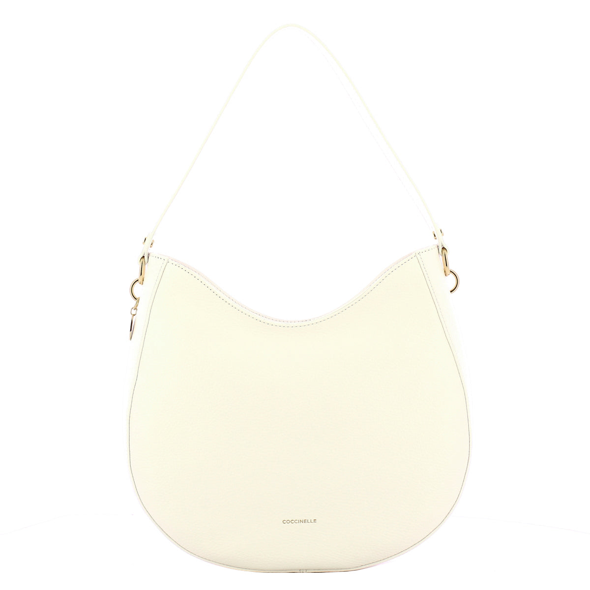 Coccinelle - Alpha Brillant White Shoulder Bag - DTP130280 - BRILLANT/WHITE