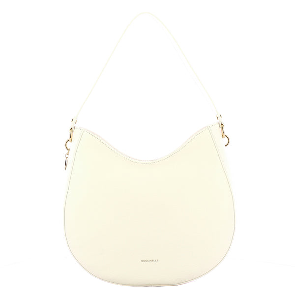 Coccinelle - Alpha Brillant White Shoulder Bag - DTP130280 - BRILLANT/WHITE