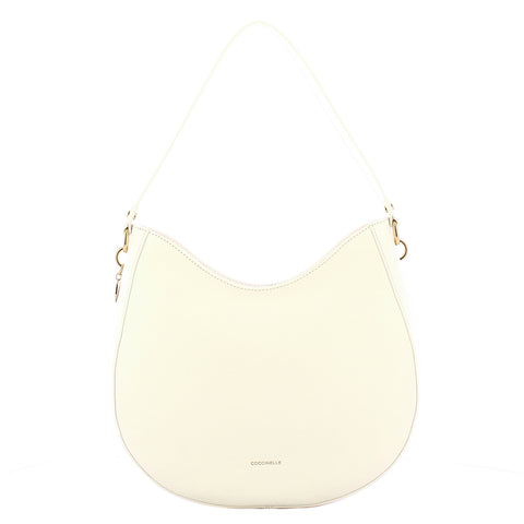 Coccinelle - Alpha Brillant White Shoulder Bag - DTP130280 - BRILLANT/WHITE