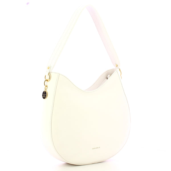 Coccinelle - Alpha Brillant White Shoulder Bag - DTP130280 - BRILLANT/WHITE
