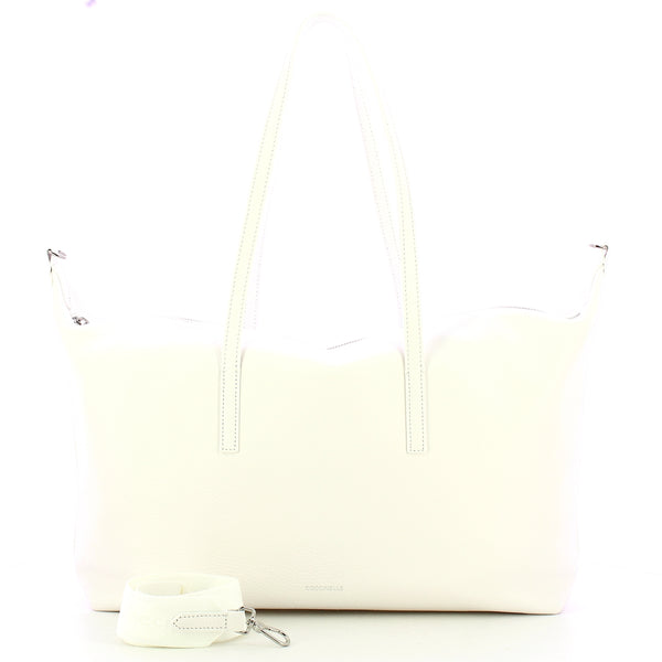 Coccinelle - Aries Brillant White Shoulder Bag - D0A110170 - BRILLANT/WHITE