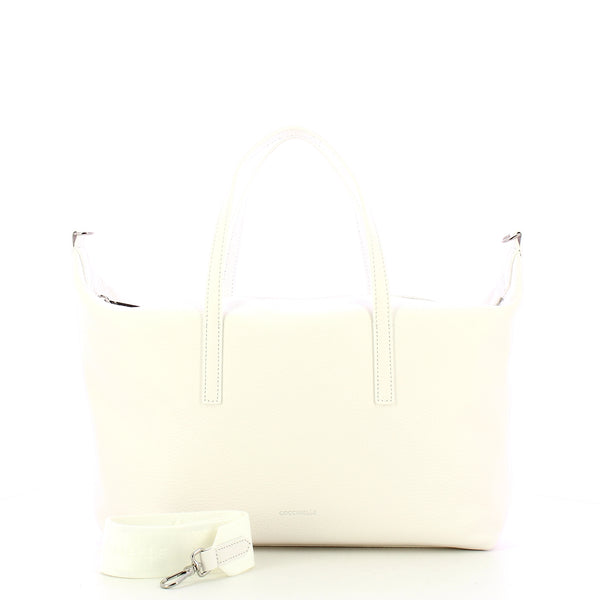 Coccinelle - Aries Brillant White Handbag - D0A180170 - BRILLANT/WHITE