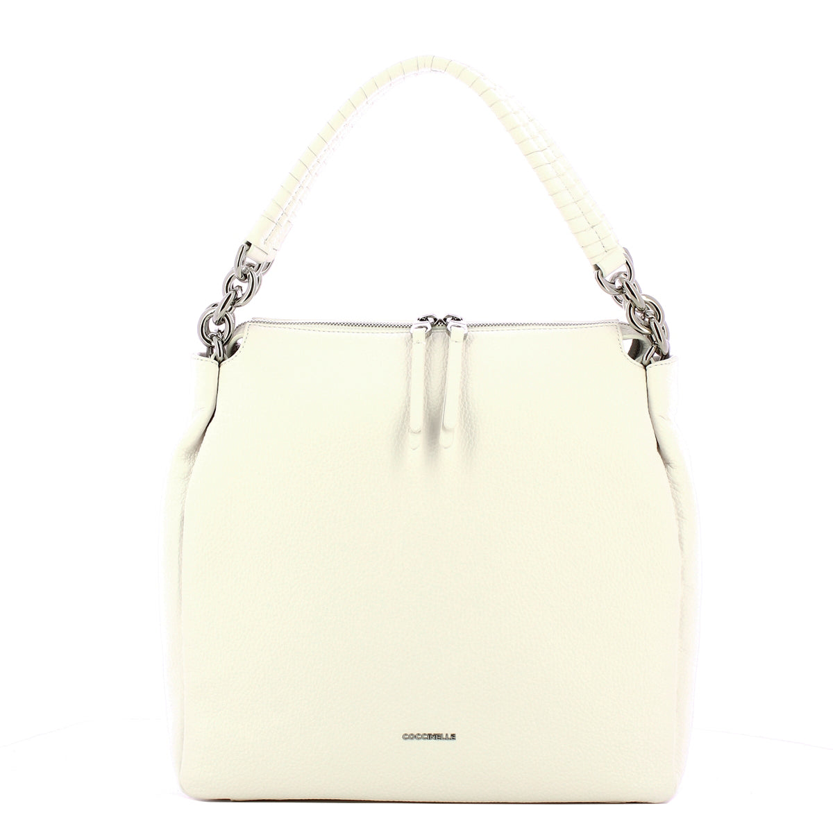 Coccinelle - Maelody Brillant White Shoulder Bag - DQK110180 - BRILLANT/WHITE