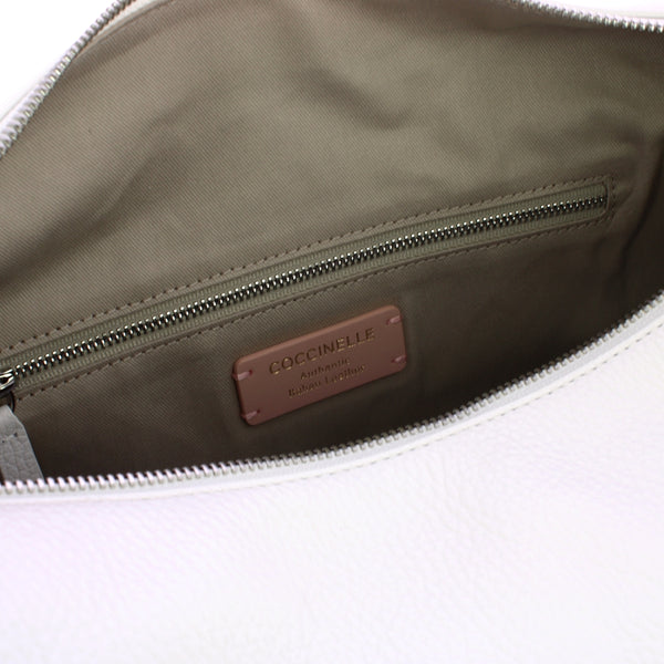 Coccinelle - Maelody Brillant White Shoulder Bag - DQK130180 - BRILLANT/WHITE