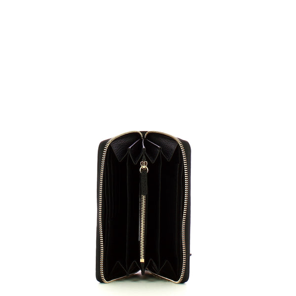 Coccinelle - Voile Zip Around Large Noir Wallet - DJP113280 - NOIR