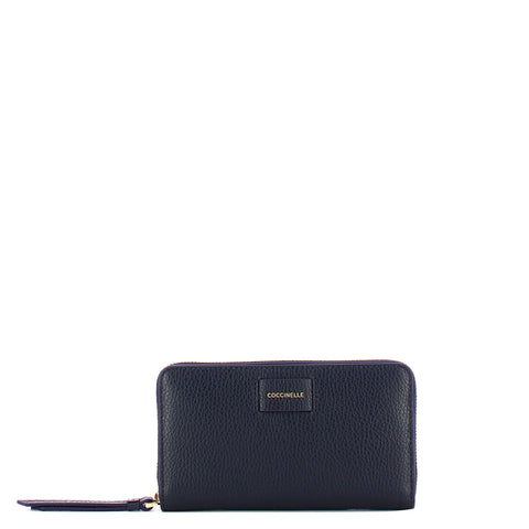 Coccinelle - Voile Zip Around Large Midnight Blue Wallet - DJP113280 - MIDNIGHT/BLUE