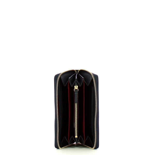 Coccinelle - Voile Zip Around Large Midnight Blue Wallet - DJP113280 - MIDNIGHT/BLUE