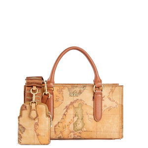 Alviero Martini 1a Classe - Geo Classic Naturale Handbag - CE0526000 - NATURALE