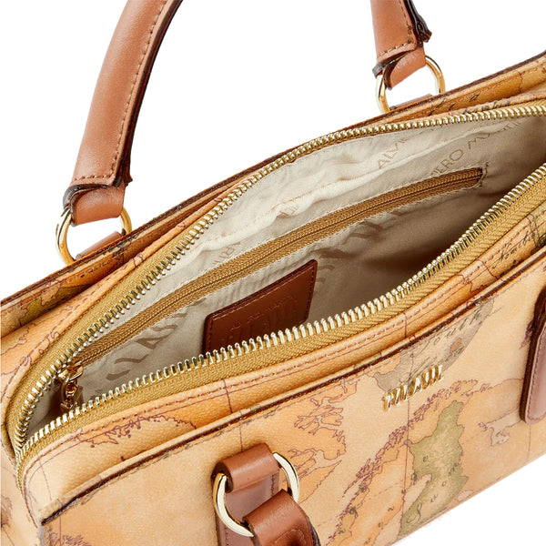 Alviero Martini 1a Classe - Geo Classic Naturale Handbag - CE0526000 - NATURALE