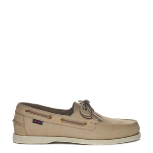 Sebago - Scarpa da barca Portland Nubuck Beige Camel Beige - 7000GA0 - BEIGE/CAMEL/-/BEIGE