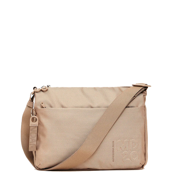 Mandarina Duck - Expandable Crossbody Bag MD20 Warm Taupe - P10QMT16 - WARM/TAUPE