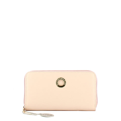Mandarina Duck - Mellow Zip Around Candy Pink Leather Wallet - P10FZP61 - CANDY/PINK