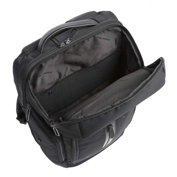 Piquadro - Zaino Porta PC in tessuto riciclato Trakai 15.6 - CA5526W109 - NERO