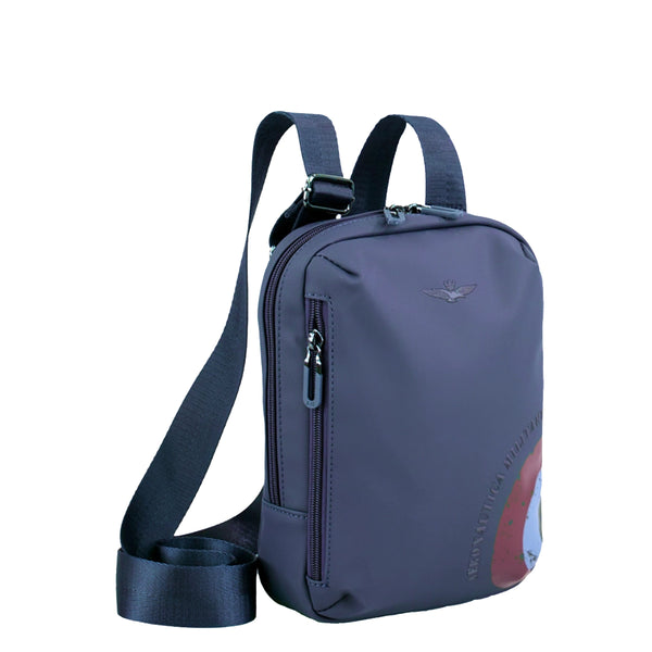 Aeronautica Militare - Runway Blue Crossbody Bag - AM552 - BLUE