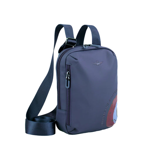 Aeronautica Militare - Runway Blue Crossbody Bag - AM552 - BLUE