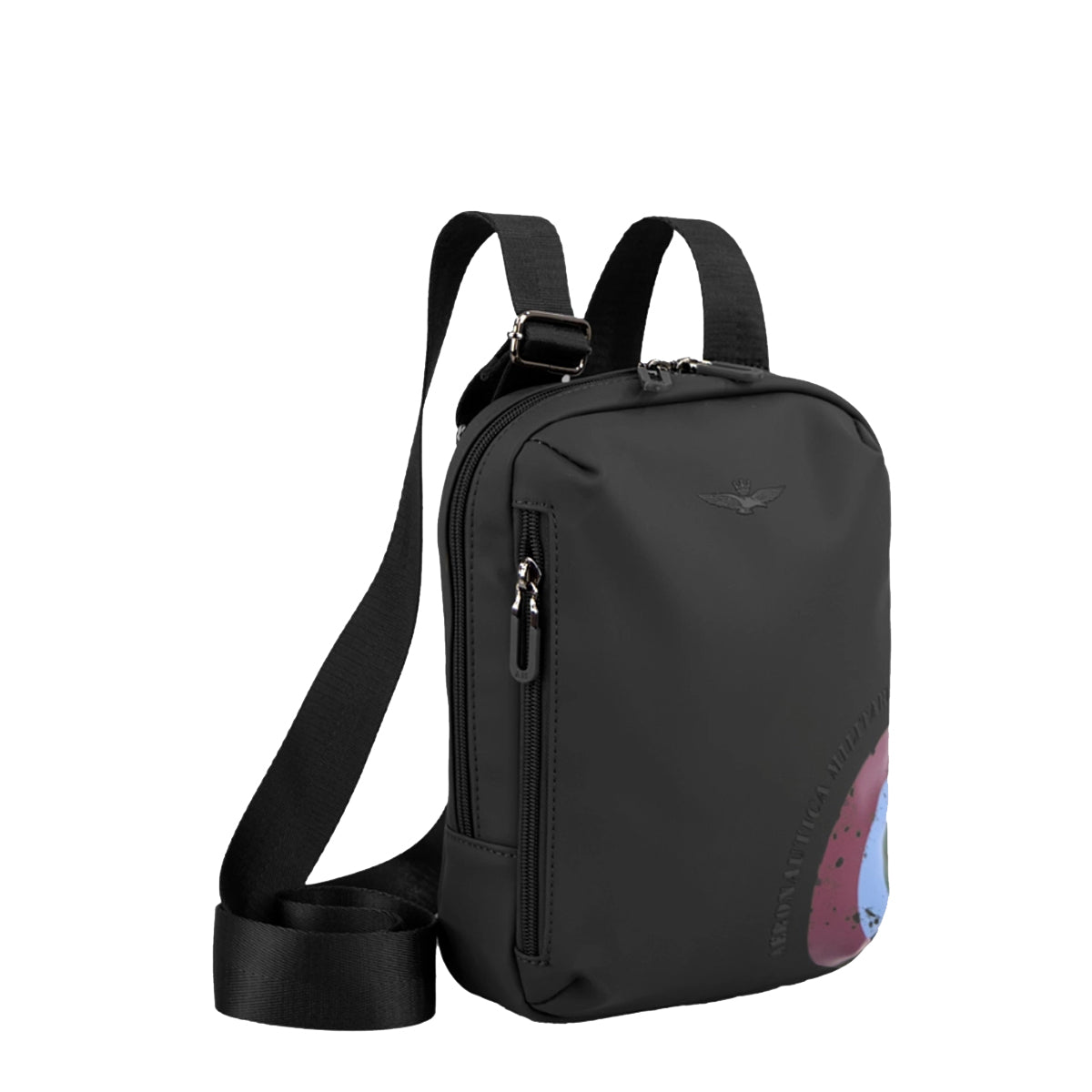 Aeronautica Militare - Runway Nero Crossbody Bag - AM552 - NERO