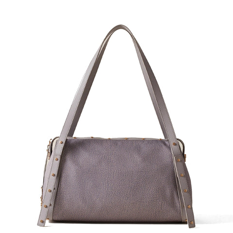 Borbonese - Metropole Medium Cloud Handbag - 933257I15 - CLOUD