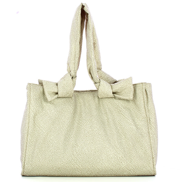 Borbonese - Large Sabbia Shoulder Bag - 933495I15 - SABBIA