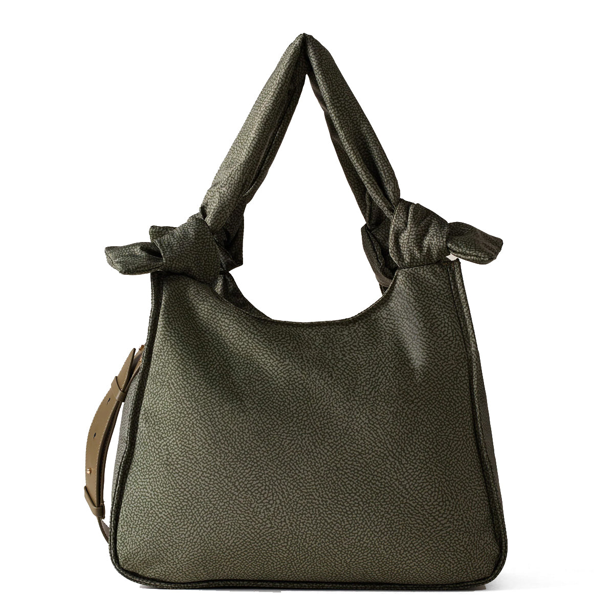 Borbonese - Hobo Bag Lover Medium Verde Militare - 933496I15 - VERDE/MILITARE