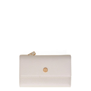 Borbonese - Medium Leather Chantilly Cream Wallet with RFID - 920057AR3 - CHANTILLY/CREAM