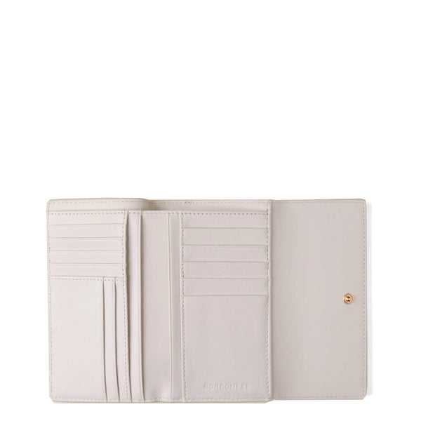 Borbonese - Medium Leather Chantilly Cream Wallet with RFID - 920057AR3 - CHANTILLY/CREAM