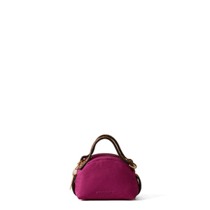 Borbonese - Keychain Sexy Bag Amarone OP Naturale - 910787AZ1 - AMARONE/OP/NATURALE