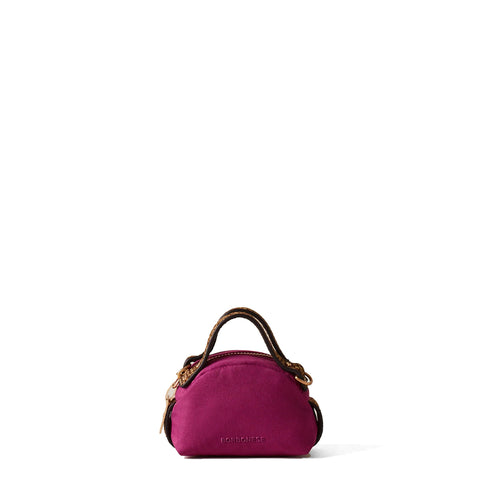 Borbonese - Keychain Sexy Bag Amarone OP Naturale - 910787AZ1 - AMARONE/OP/NATURALE