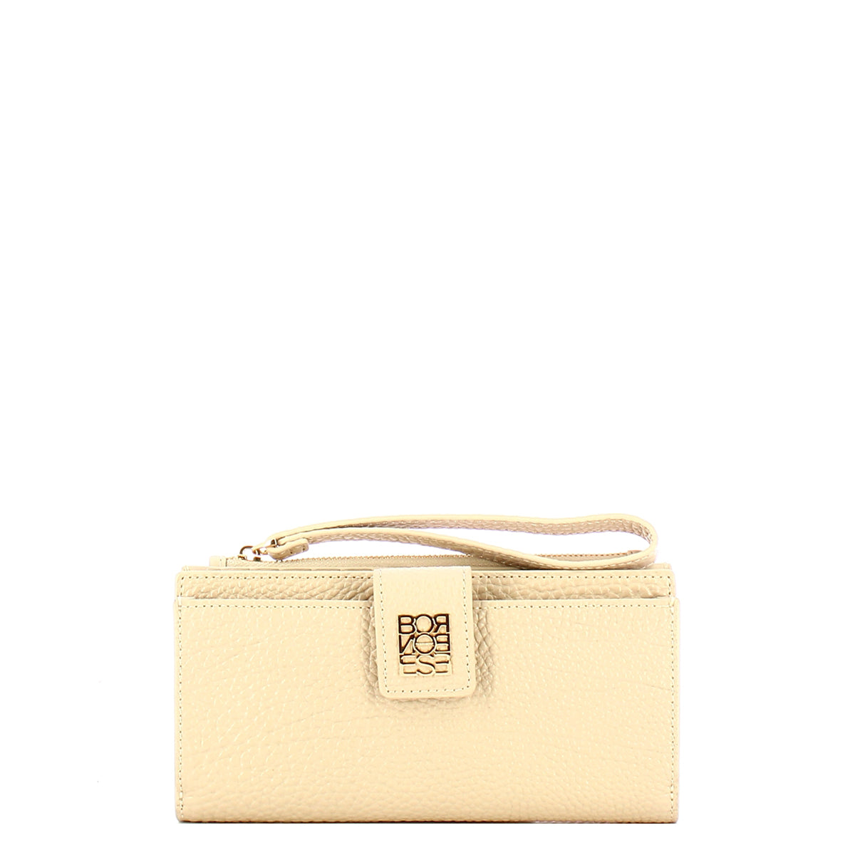 Borbonese - Wallet with phone holder Porridge - 920232AV9 - PORRIDGE