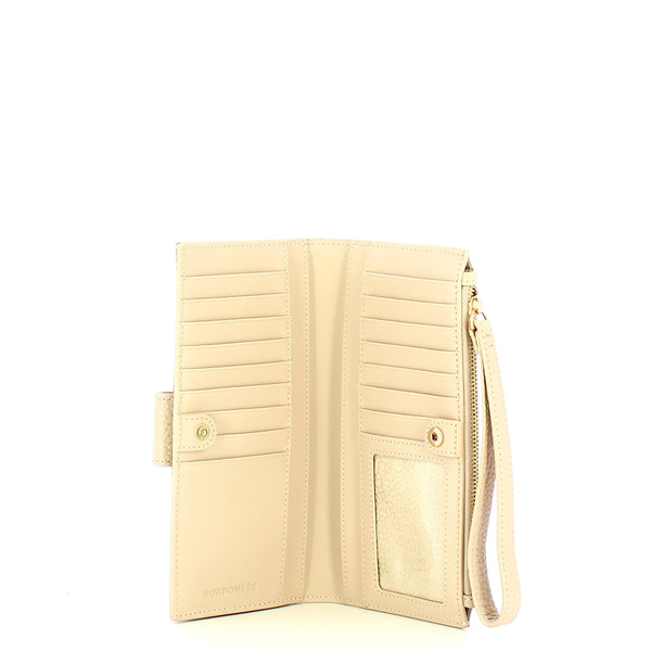 Borbonese - Wallet with phone holder Porridge - 920232AV9 - PORRIDGE