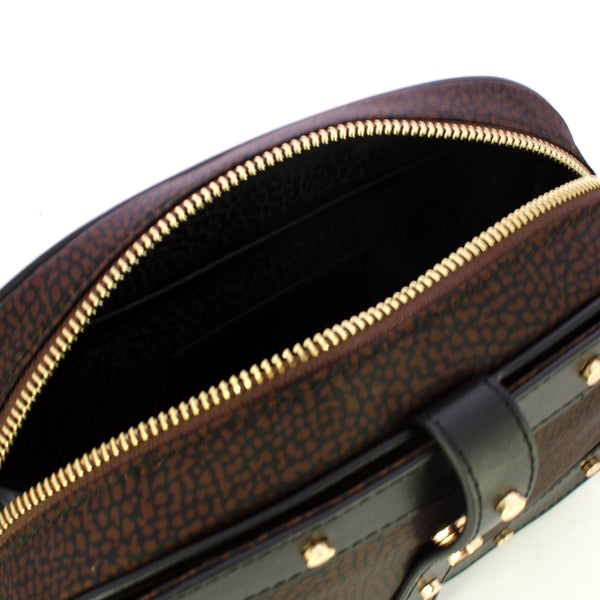 Borbonese - Camera Case Testa Moro Nero with studs - 933258I15 - TESTA/MORO/NERO