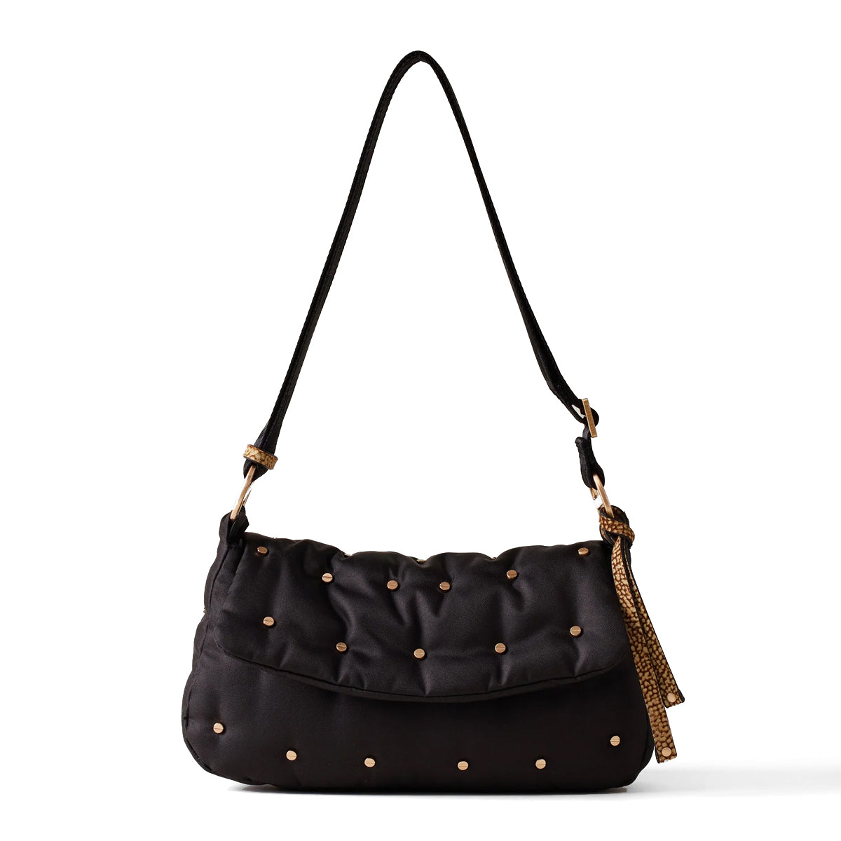 Borbonese - Colette Nero OP Naturale Crossbody Bag - 933328AZ1 - NERO/OP/NATURALE