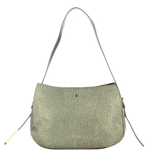 Borbonese - Hobo Bag Medium Clay Grey - 933789AH1 - CLAY/GREY