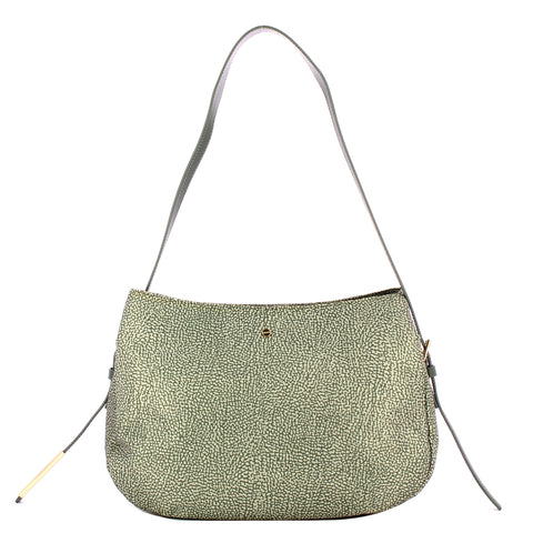 Borbonese - Hobo Bag Medium Clay Grey - 933789AH1 - CLAY/GREY