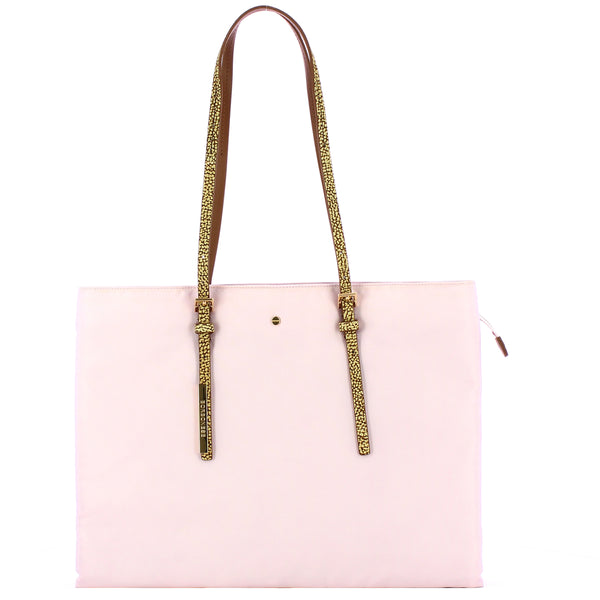 Borbonese - Large Shopping Bag Ortensia OP Naturale - 933786AQ3 - ORTENSIA/OP/NATURALE